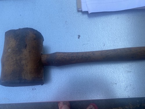 Thick hide 15inch mallet - thick,
