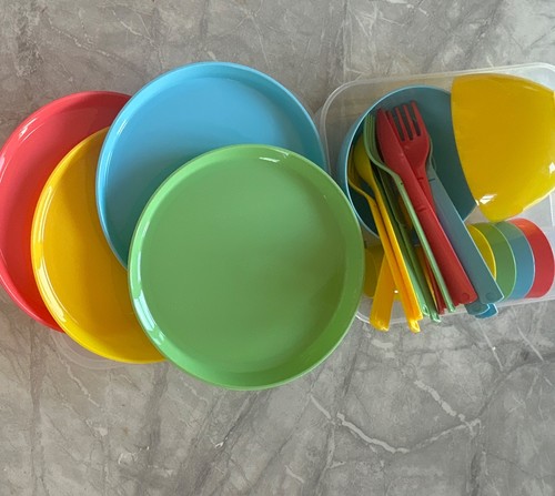 Multicolour reusable plastic - multicolour,