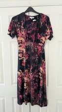 Brand New Black Floral Midi