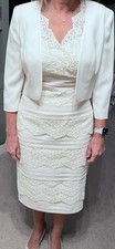 CONDICI SIZE 10 MOTHER OF THE BRIDE - TRUE TO SIZE NEW beautiful cream dress