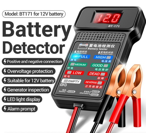 Car battery tester digital - car,