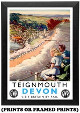Teignmouth Devon Vintage Train