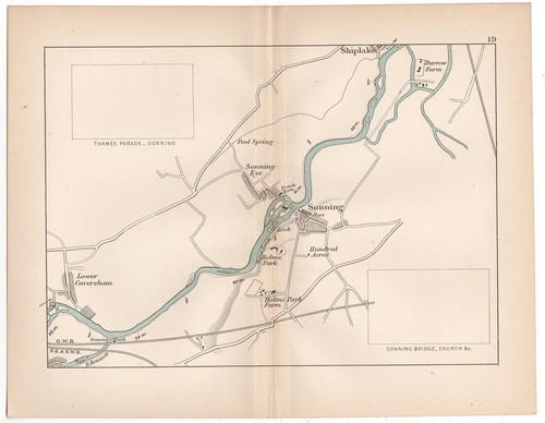 River thames route - thames,