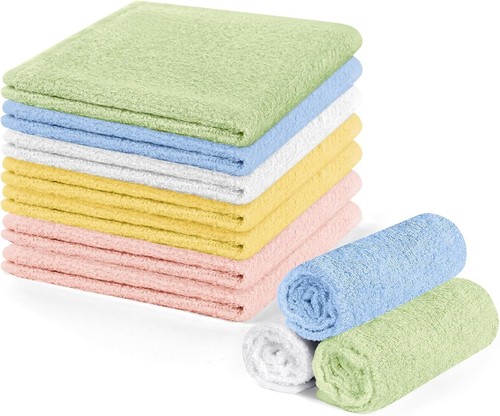 Bamboo face cloths - face, cloths,10