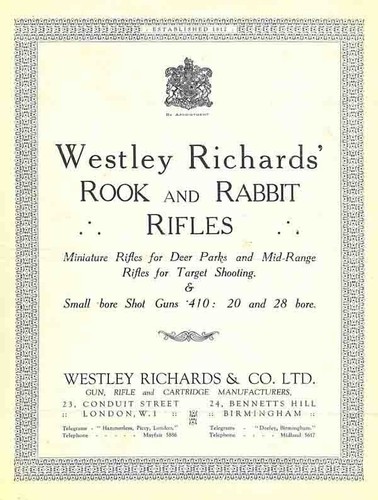Westley richards 1920 - richards,