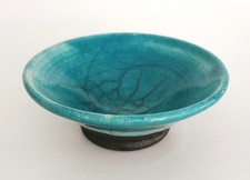Lovely Vibrant Blue Raku