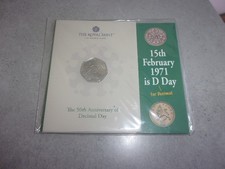 50TH ANNIV OF DECIMAL DAY  50P