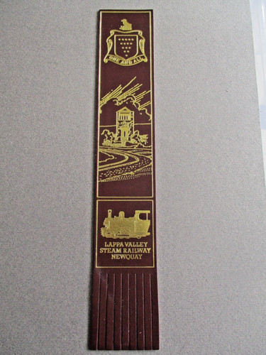 Leather bookmark cornwall - leather,