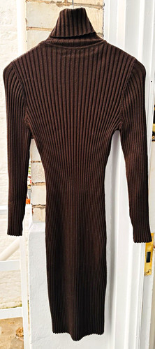 Wolford maroon brown rib knit - brown,
