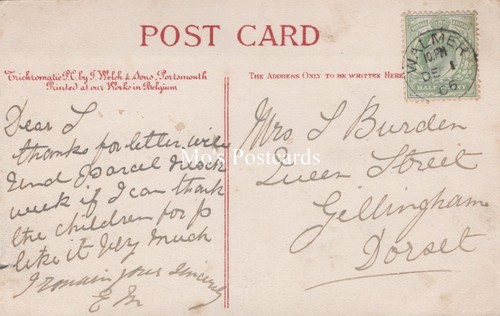 Genealogy postcard burden - -,