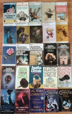 Agatha Christie vintage paperback book collection crime set job lot 60s 70s 80s