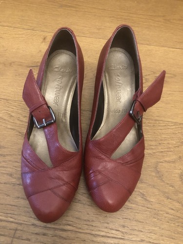 Clarks women red leather - clarks,
