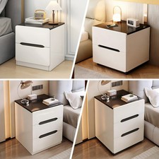 Wood Bedside Table Modern