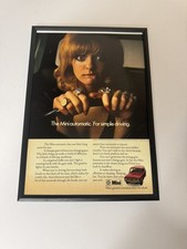 New Framed Classic Mini Advert