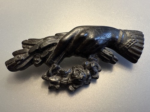 Antique victorian whitby jet - victorian,