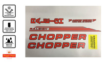 Raleigh Chopper Mk2 - Orange sticker set -Sticker old school Restoration