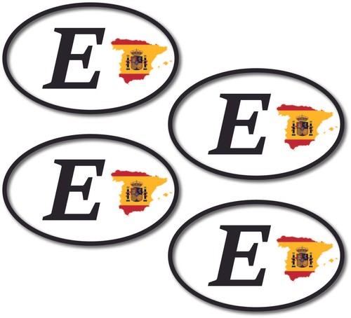 Country stickers 4pcs - country, 8x5cm