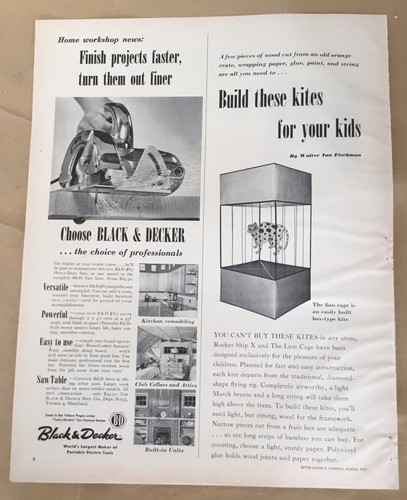 Black decker print - black,