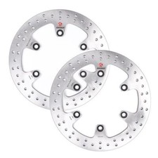 Pair of front brake discs