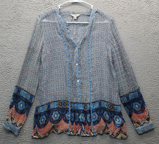 Lucky Brand Blouse Top Womens