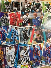 match attax, Shoot Out And Other Signed Cards..