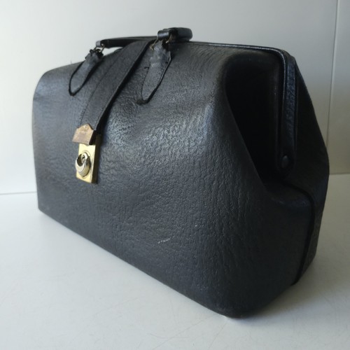 Vintage schell black pebbled - black,