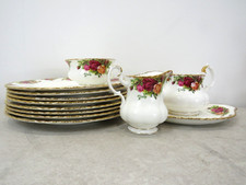 Old Country Roses Tea Pot Set 12 Pieces Royal Albert Bone China