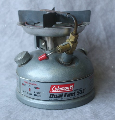 Coleman dual fuel 533 - fuel, stove