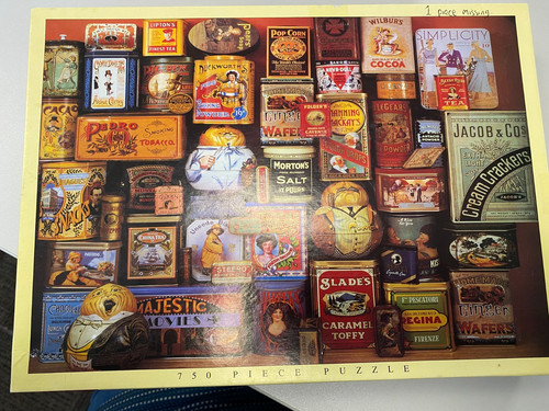 Tin packaging memorabilia - tin,