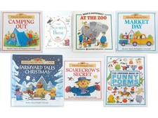 Lot 7 Usborne Farmyard Tales book What's Happening lift the flap Funny Poems