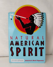 Natural American Spirit Cigarettes Metal Tin Sign  Man Cave 12x18.5" Retro S6298