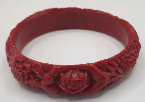 Cherry bakelite bangle - cherry, bangle.
