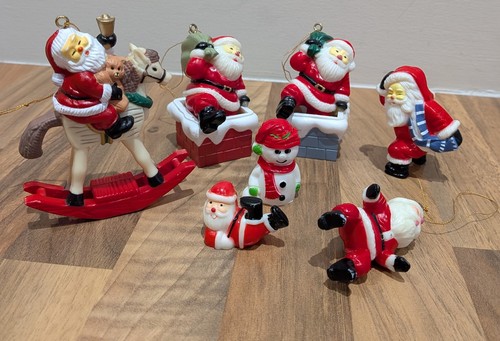 Vintage santa claus figures - vintage,