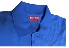 Hanes G100 Mens Heavyweight Chunky Plain Cotton Beefy Polo Golf Sports Shirt