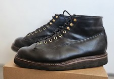 Chippewa Bridgeman Black Leather Monkey Boots USA Lineman/Roofer Boots 9.5E