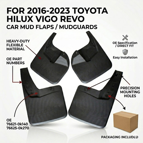 4pcs mud guards fit for - 4pcs, 2016