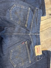 Levi's 501 Dark Blue Jeans Fly