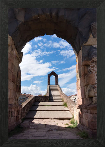 Stairway heaven framed - to,