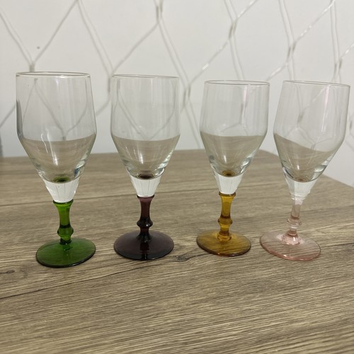 Vintage small wine glasses - wine,
