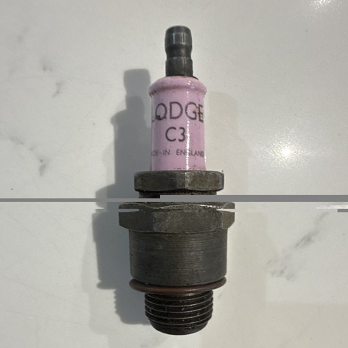 Vintage lodge spark plug - spark,
