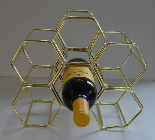 Bottle wine rack hexagonal - 6,