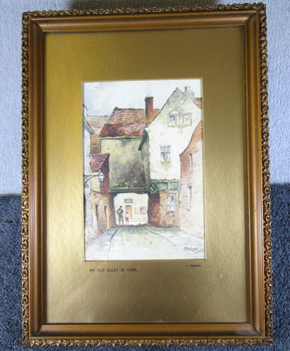 Lovely vintage gilt framed - vintage, f