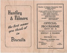 HUNTLEY & PALMERS F.C. v FINCHLEY F.C. (AMATEUR CUP 4th Qual Rnd) 1947-8