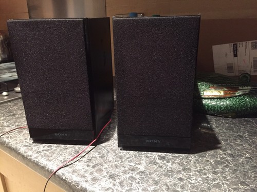 Pair sony shelf speakers - pair, of