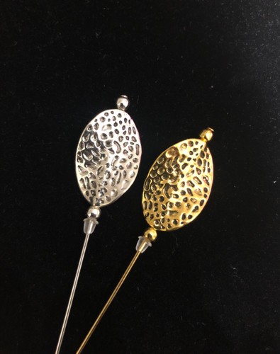 Handmade modern hatpin lapel - handmade,