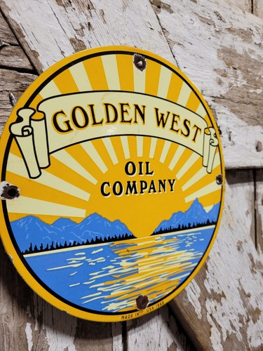 Vintage golden west - golden, porcelain