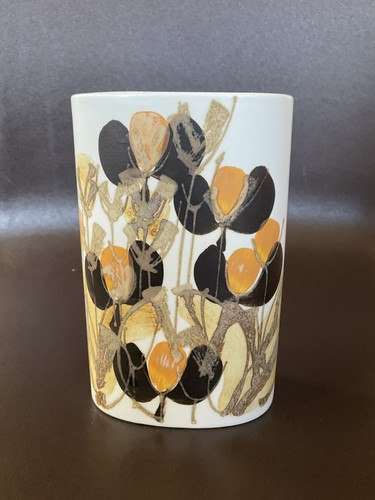 Vintage faience siena vase - faience, by