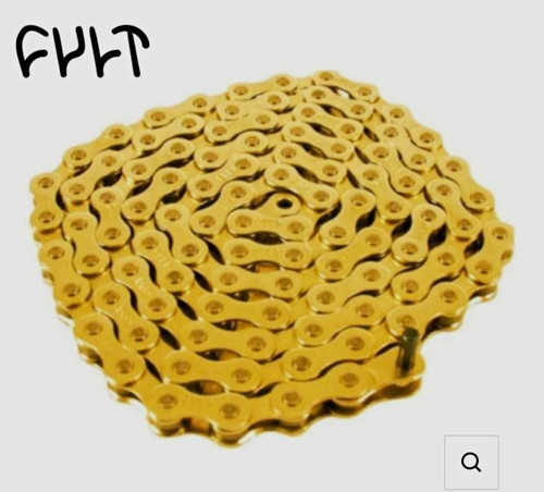 Cult gold 410 bmx chain - 410,