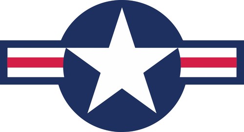 Usaf insignia vinyl decal - usaf,