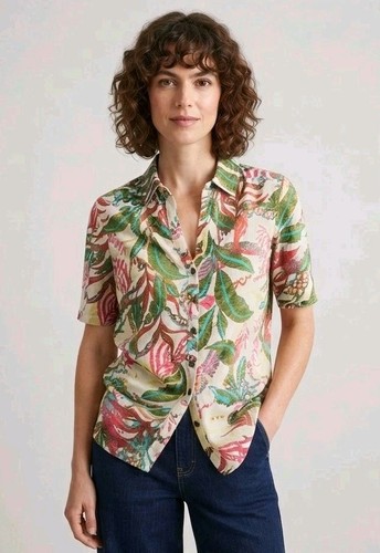 White stuff annie jersey shirt - white,